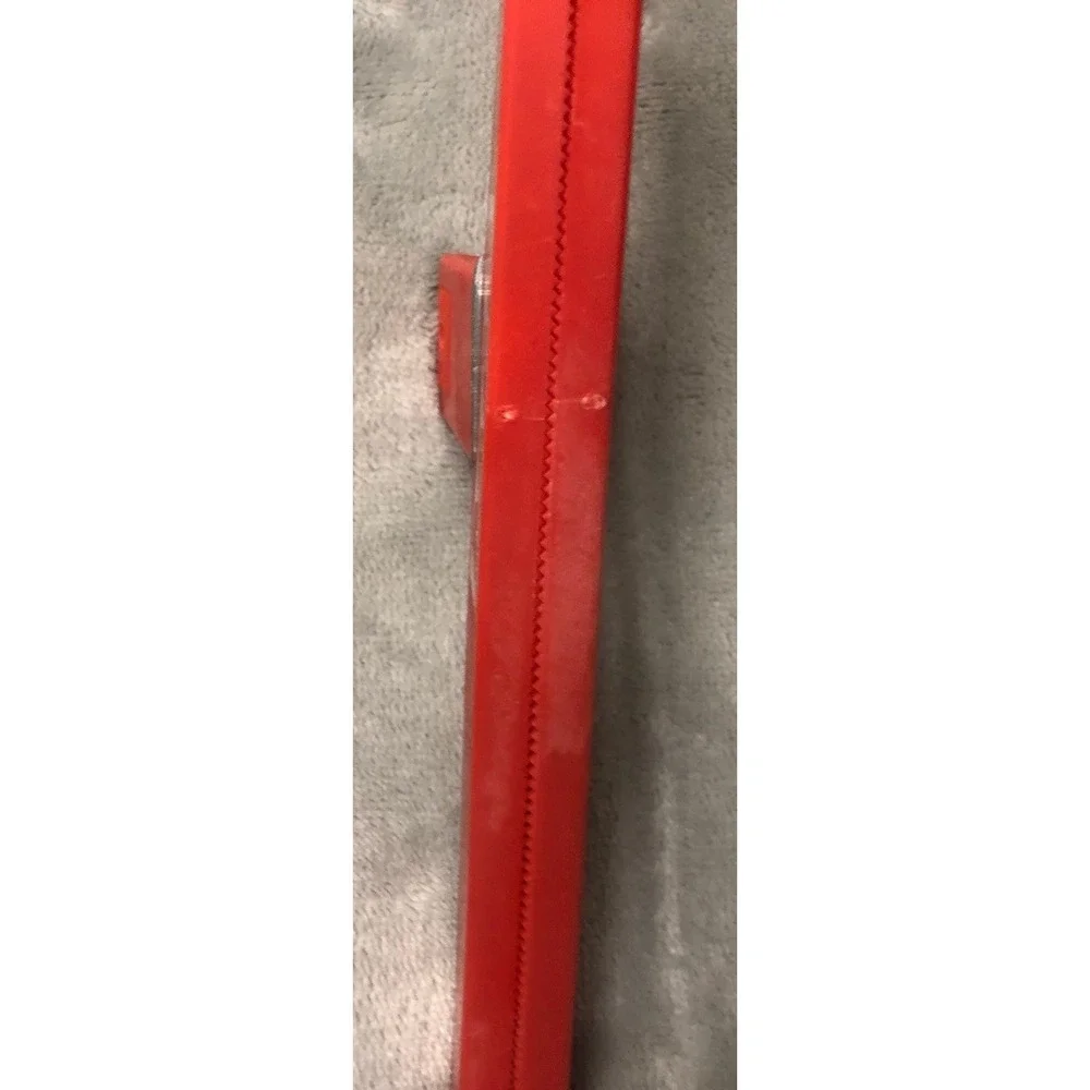 Vintage MCC Menaged Care Consultants Board File Bag Clip Red Plastic 8‎ in